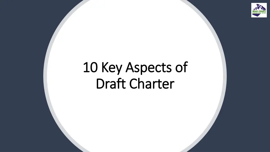 10 key aspects of 10 key aspects of draft charter