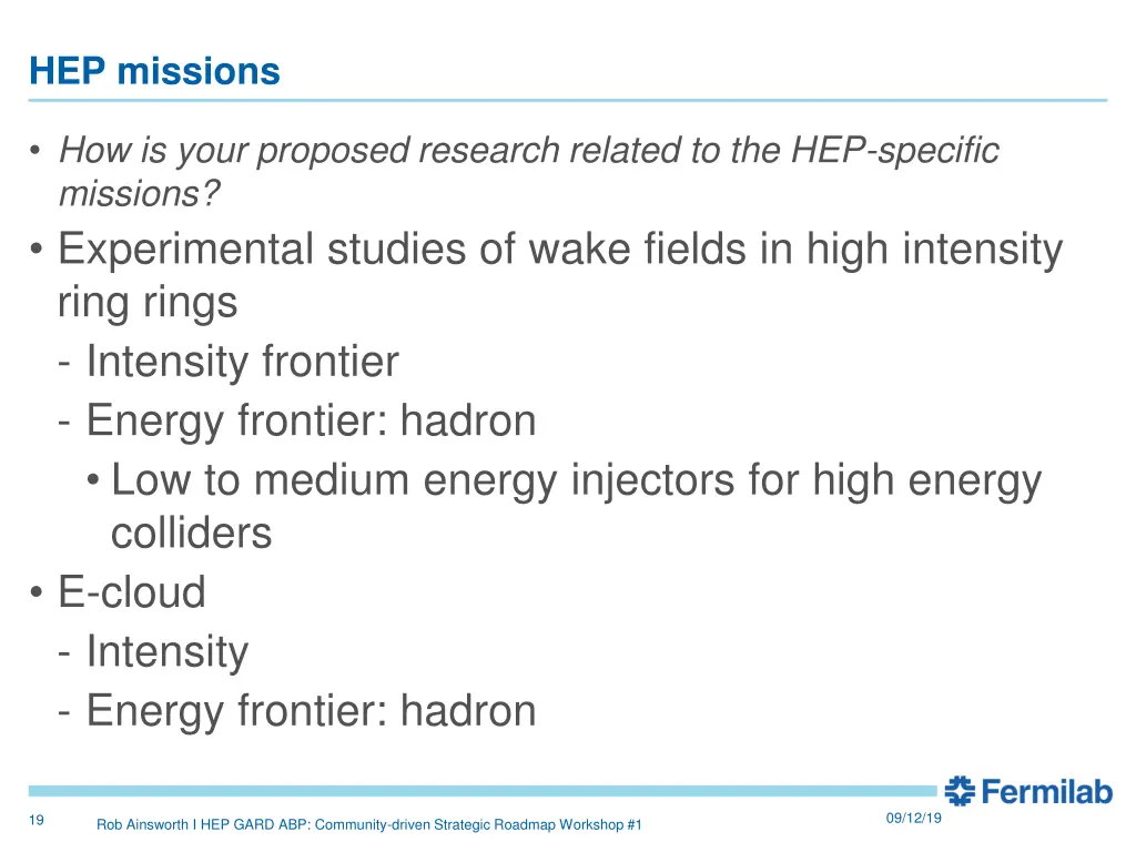 hep missions