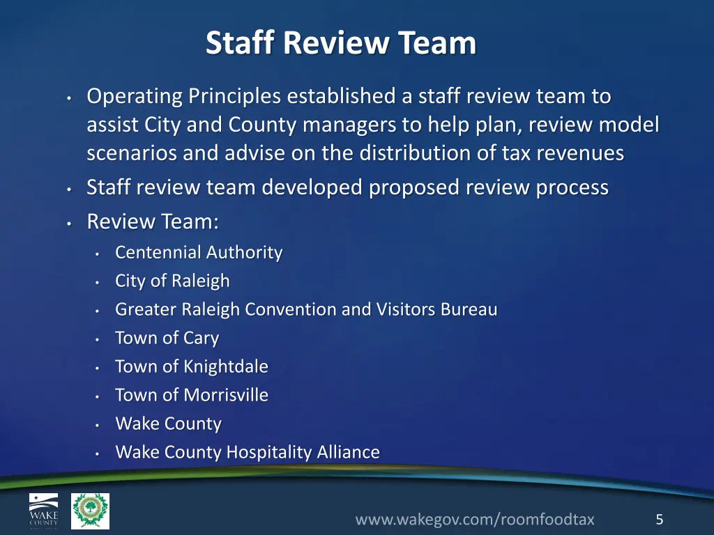 staff review team