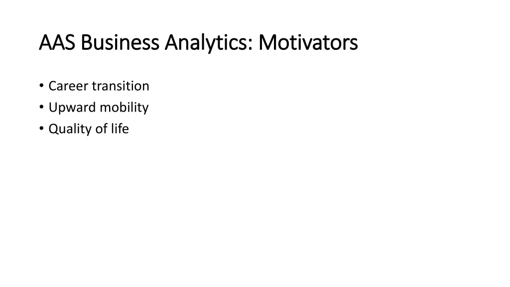 aas business analytics motivators aas business