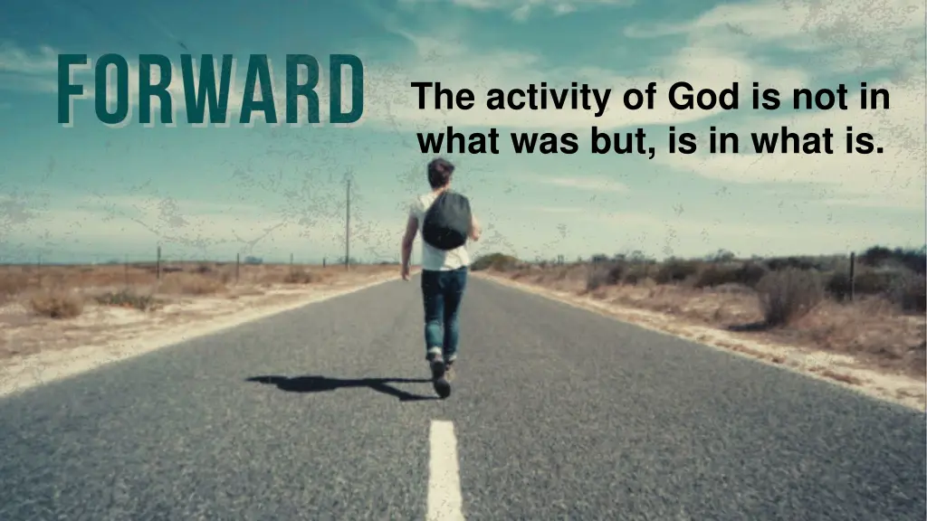 the activity of god is not in what