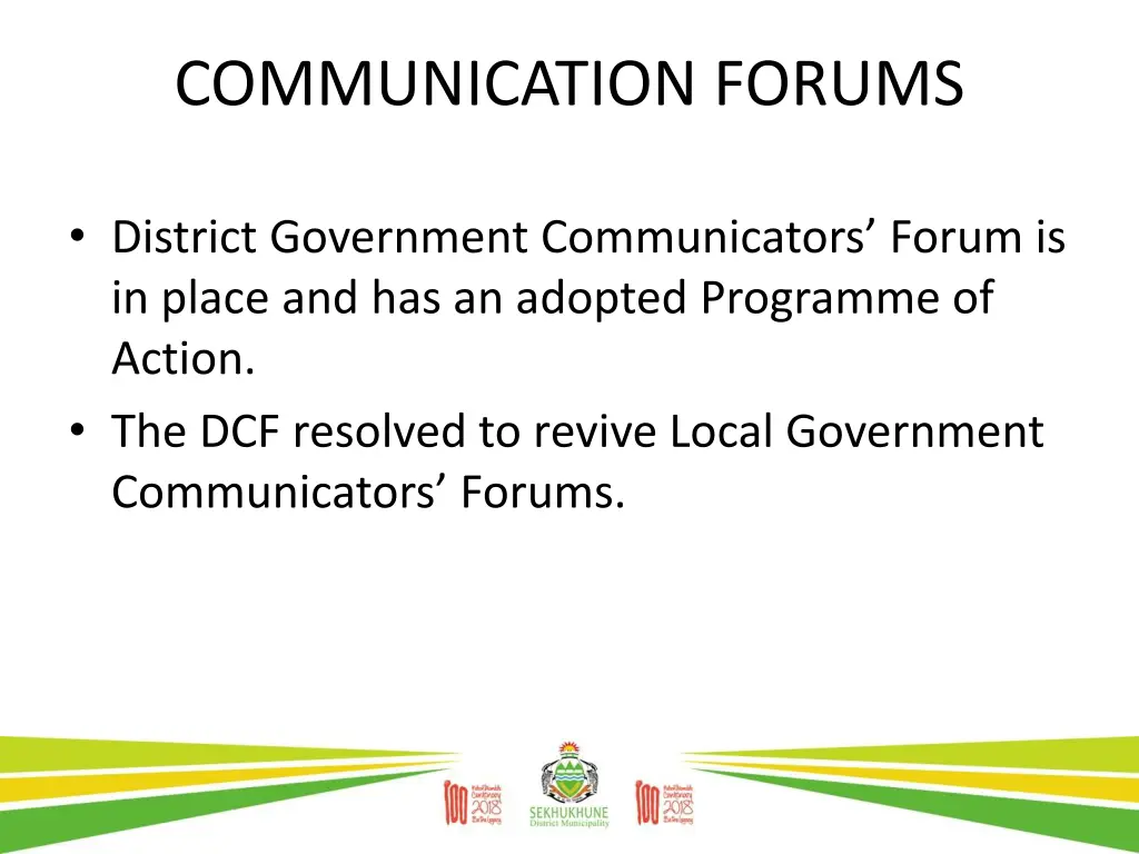 communication forums