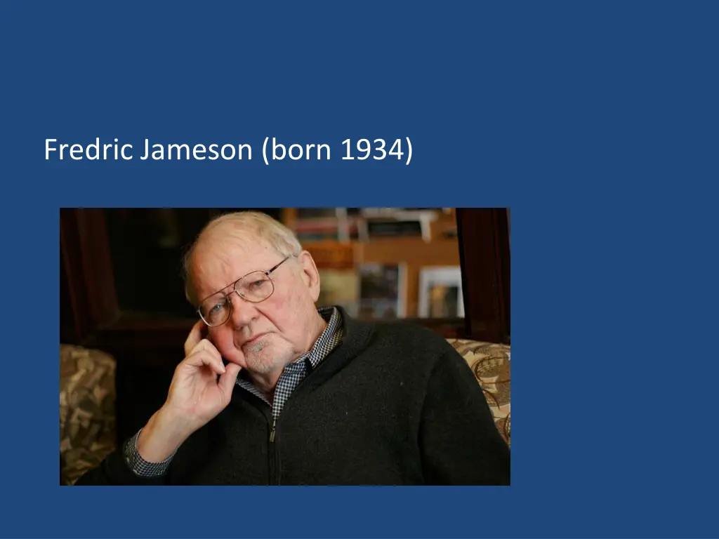 fredric jameson born 1934