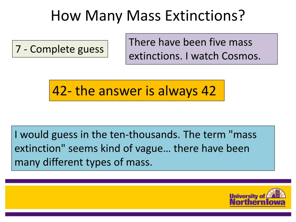 how many mass extinctions