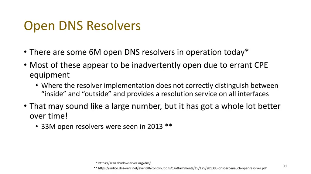 open dns resolvers