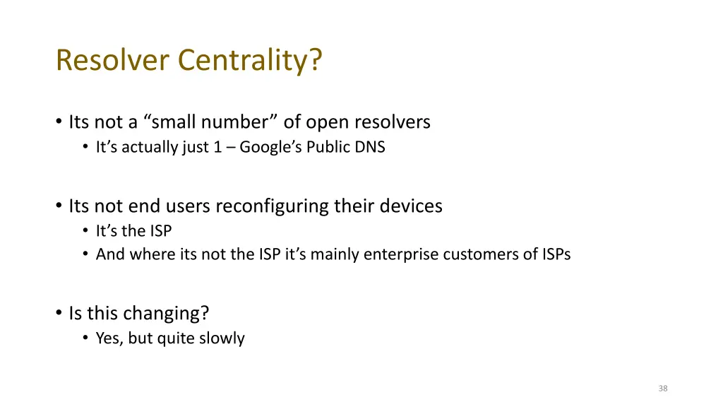 resolver centrality