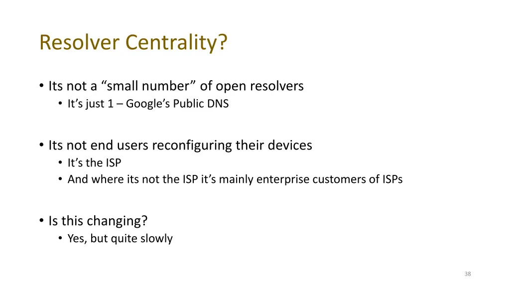 resolver centrality