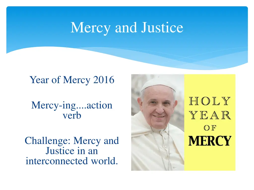 mercy and justice