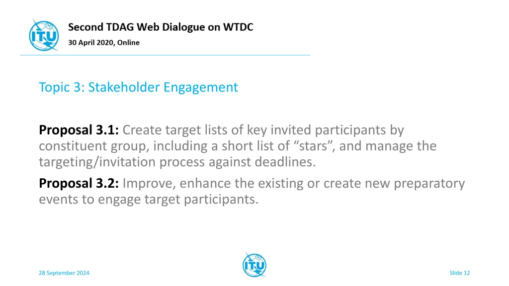 topic 3 stakeholder engagement