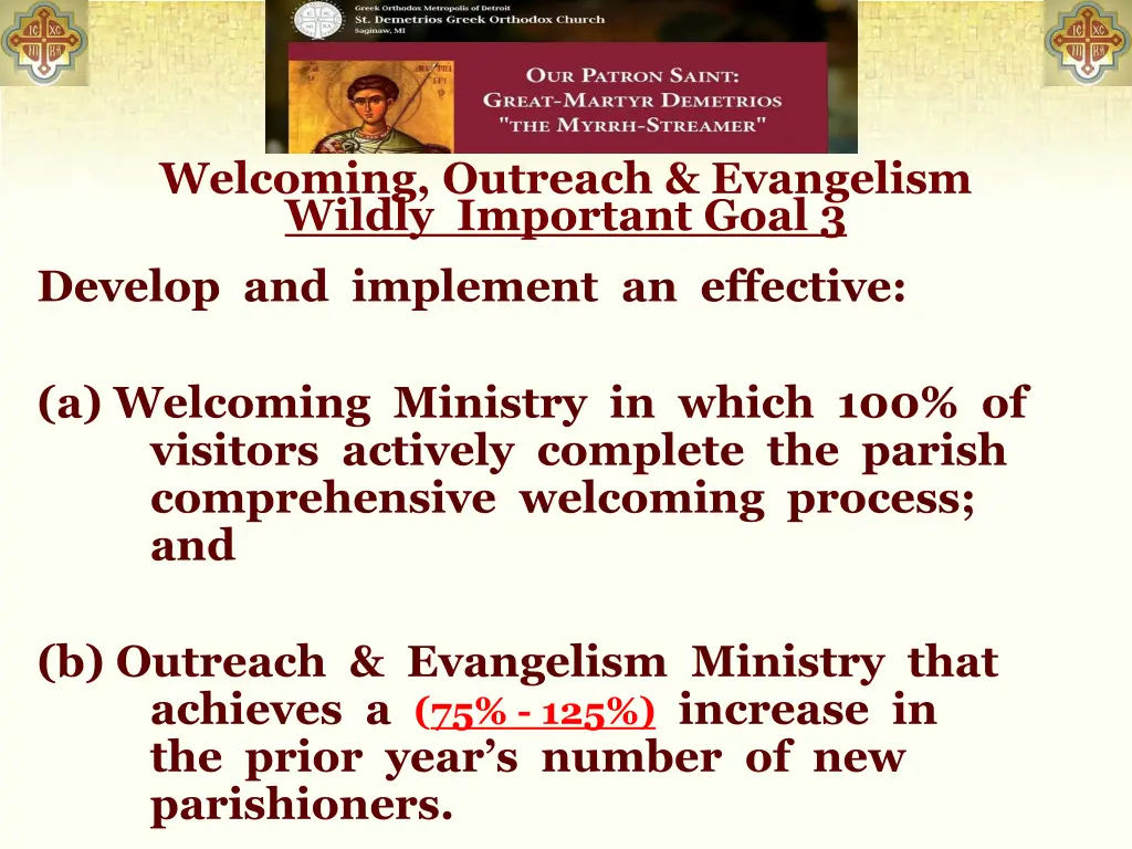 welcoming outreach evangelism wildly important