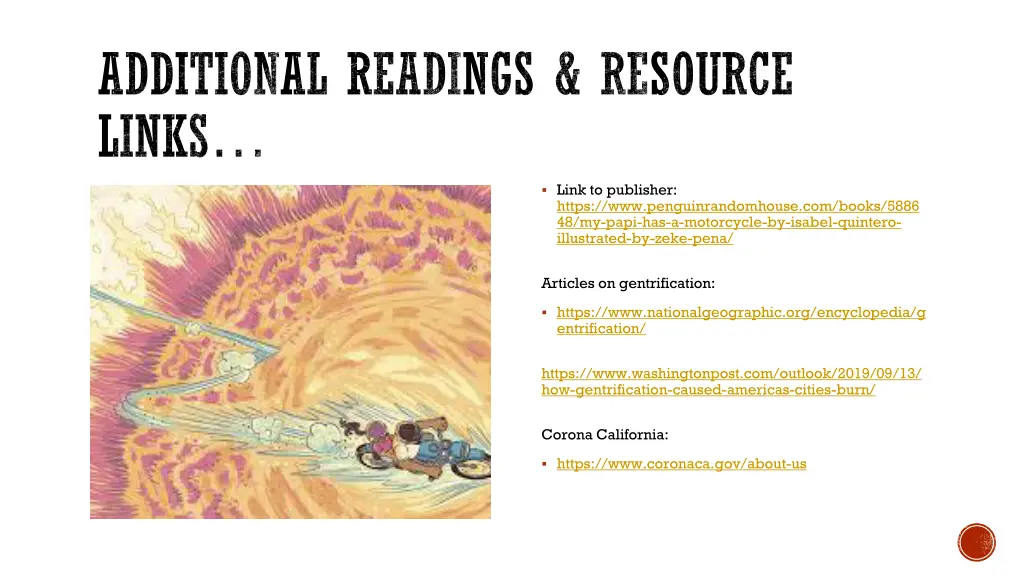 additional readings resource links