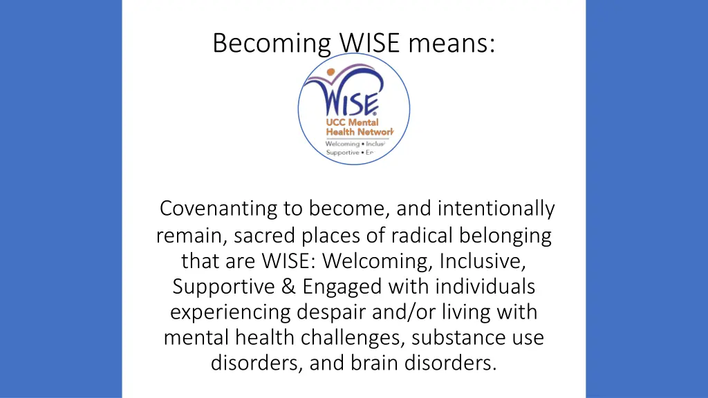 becoming wise means