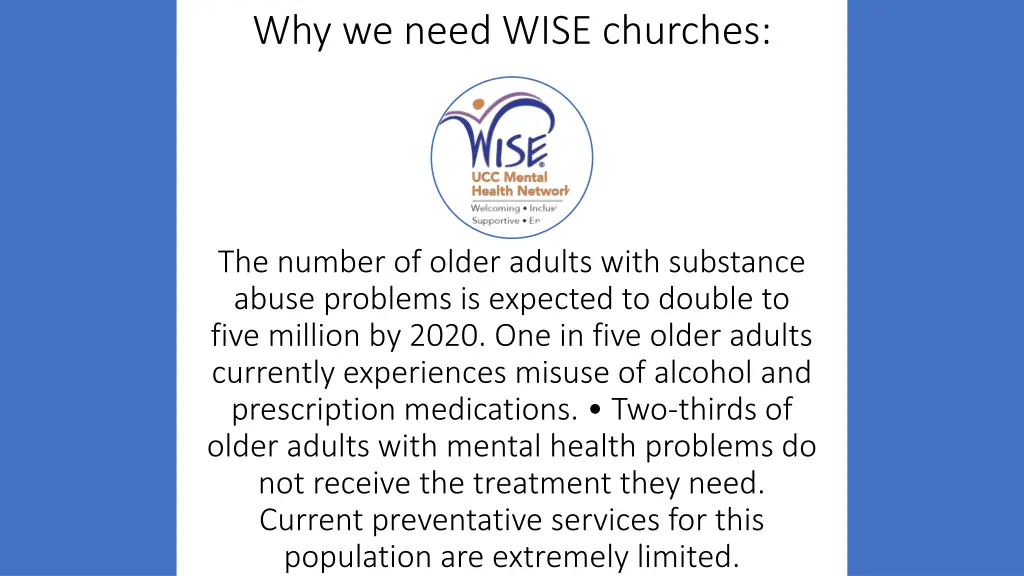 why we need wise churches 2