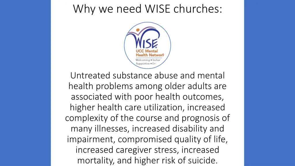 why we need wise churches 3