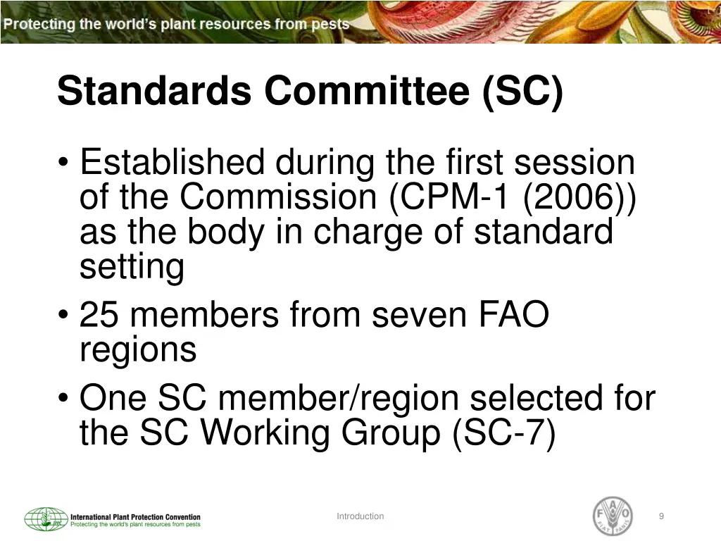 standards committee sc