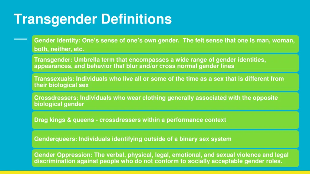 transgender definitions