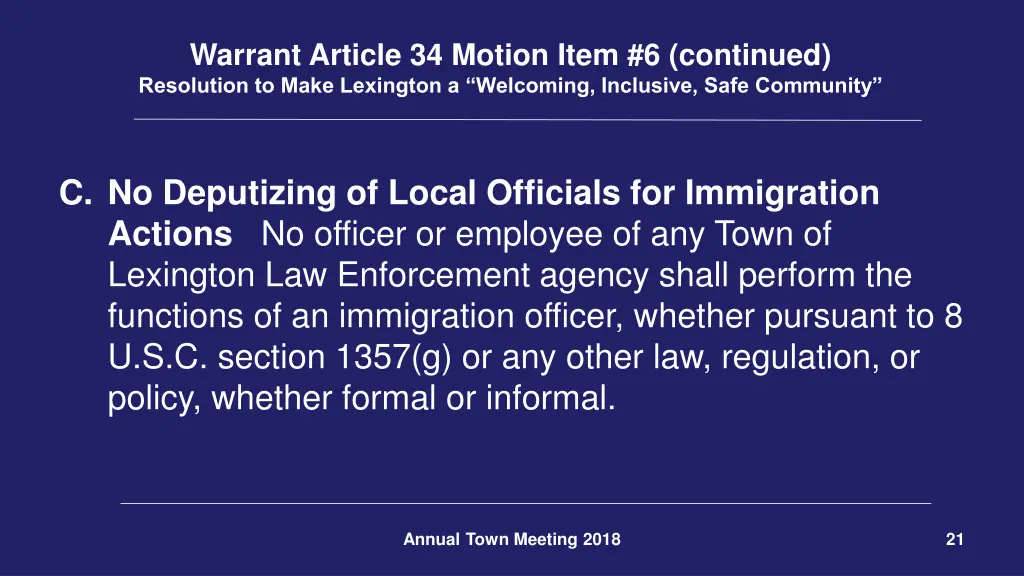 warrant article 34 motion item 6 continued 1