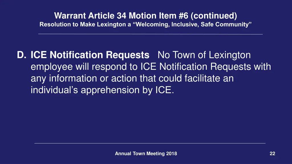 warrant article 34 motion item 6 continued 2