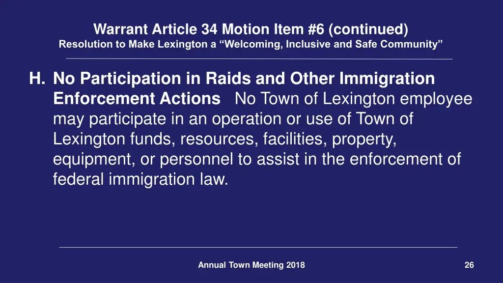 warrant article 34 motion item 6 continued 6