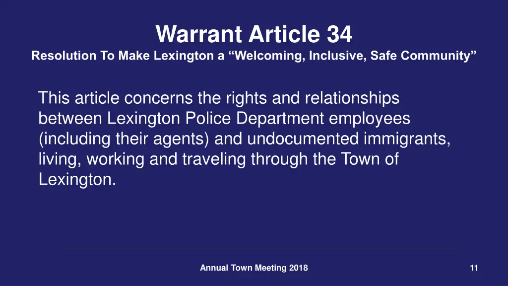 warrant article 34