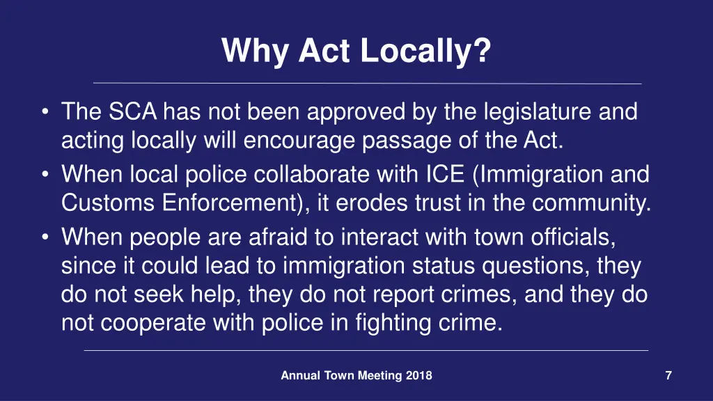 why act locally