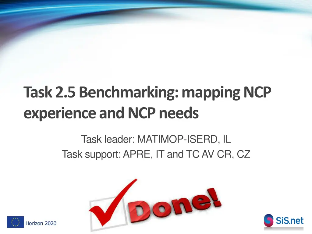 task 2 5 benchmarking mapping ncp experience