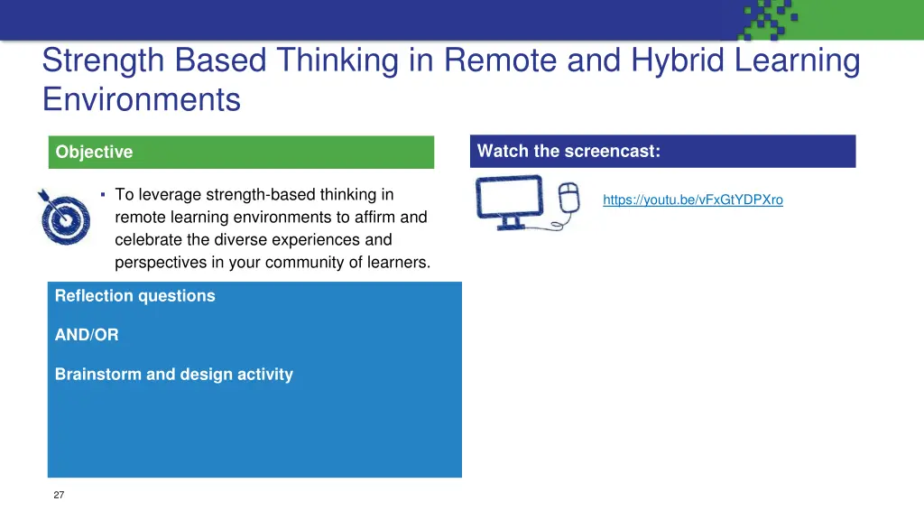 strength based thinking in remote and hybrid