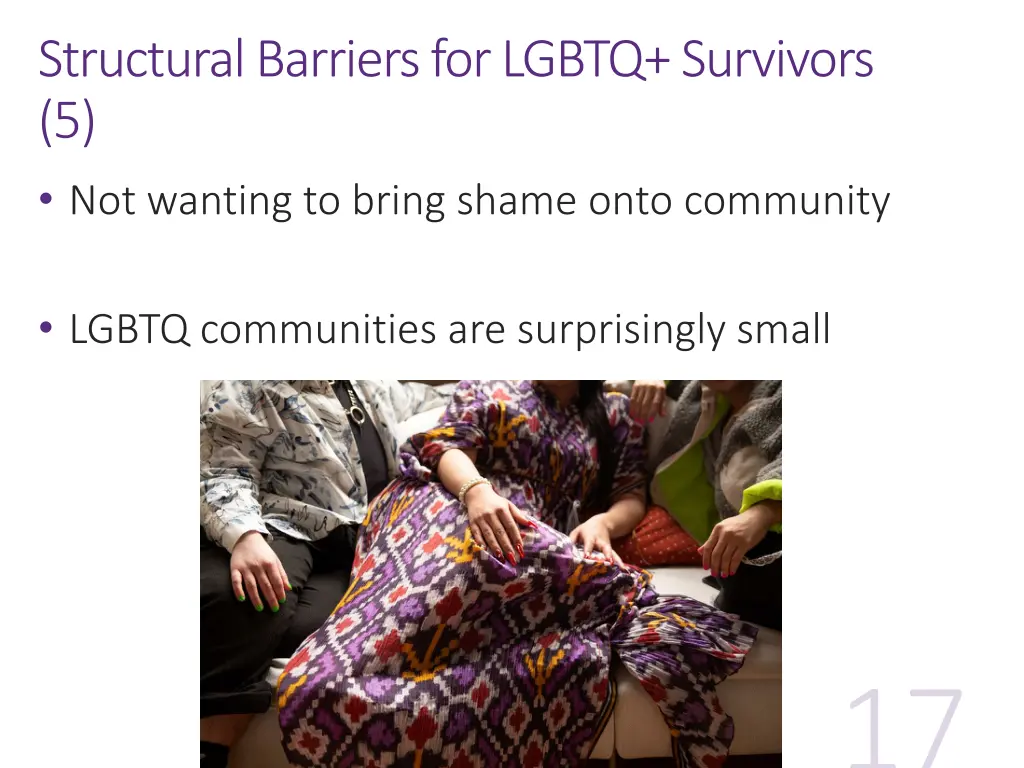 structural barriers for lgbtq survivors 5