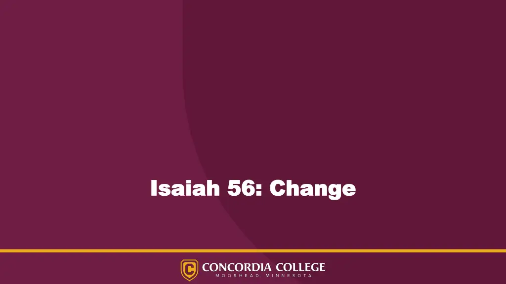 isaiah 56 change isaiah 56 change