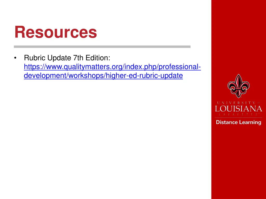 resources