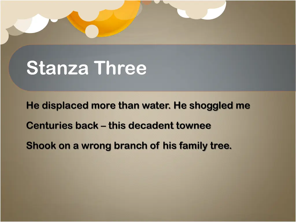 stanza three