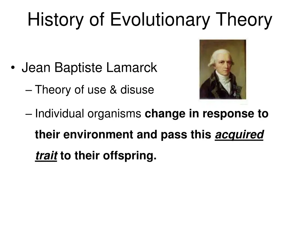 history of evolutionary theory