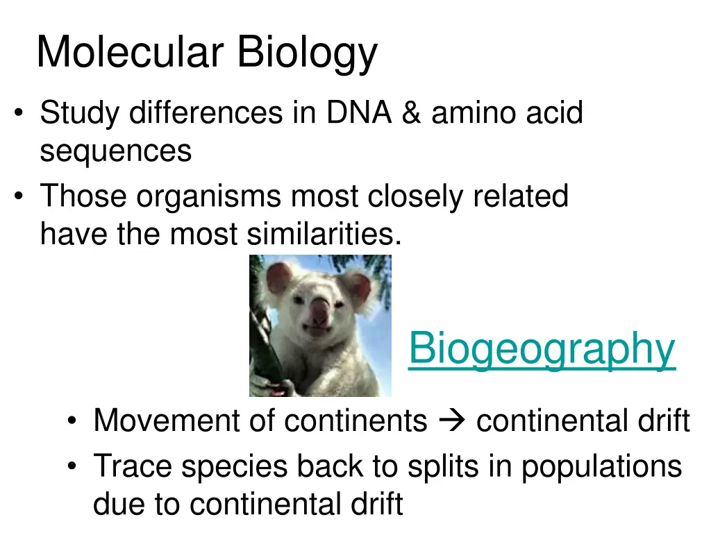 molecular biology