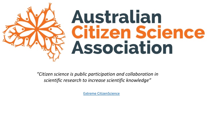 citizen science is public participation