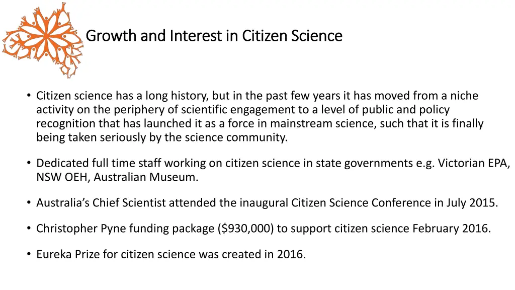 growth and interest in citizen science growth