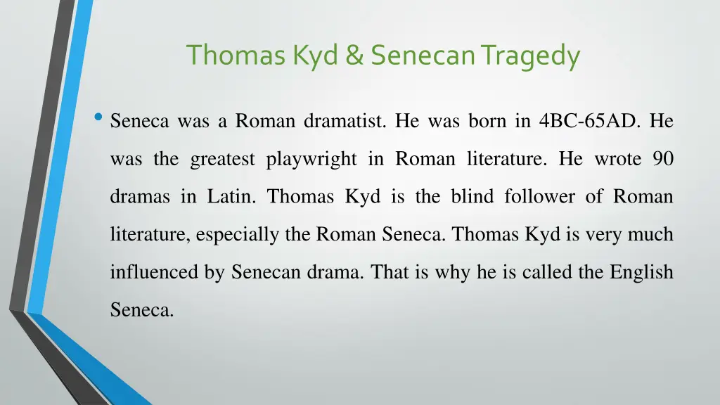 thomas kyd senecan tragedy