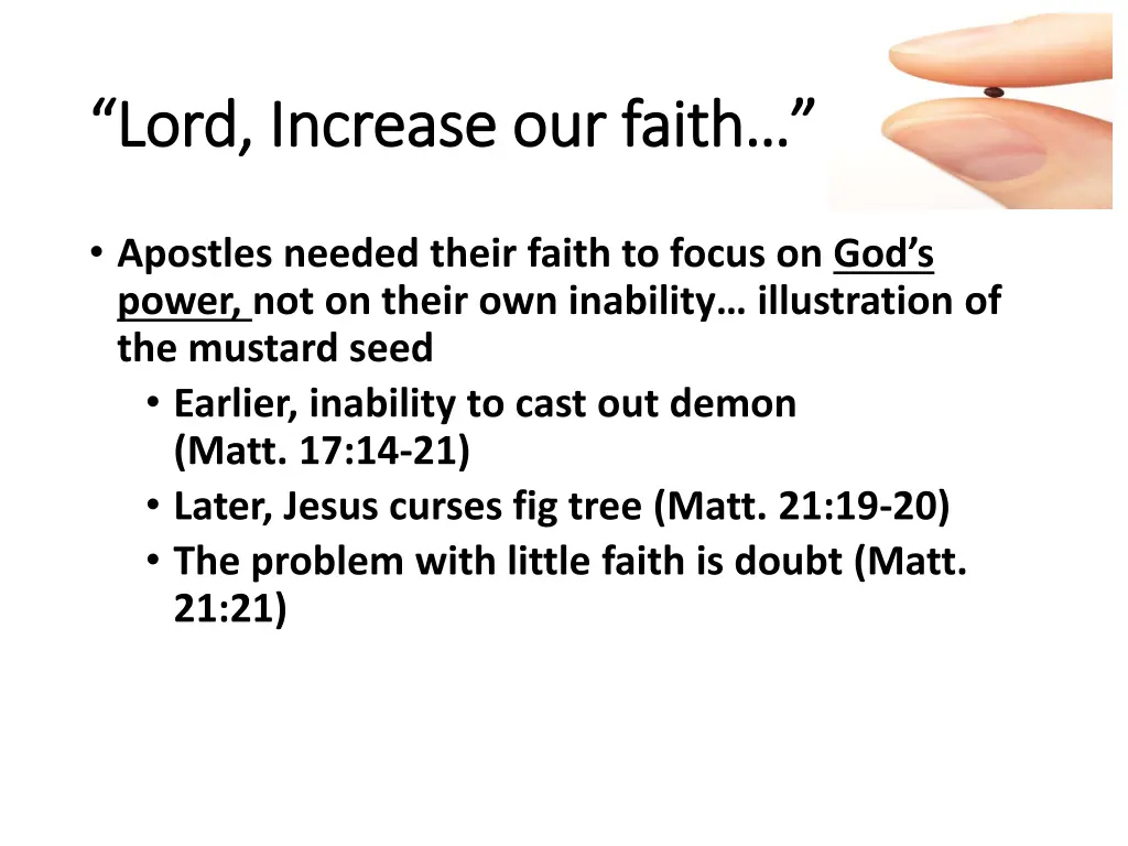 lord increase our faith lord increase our faith 1