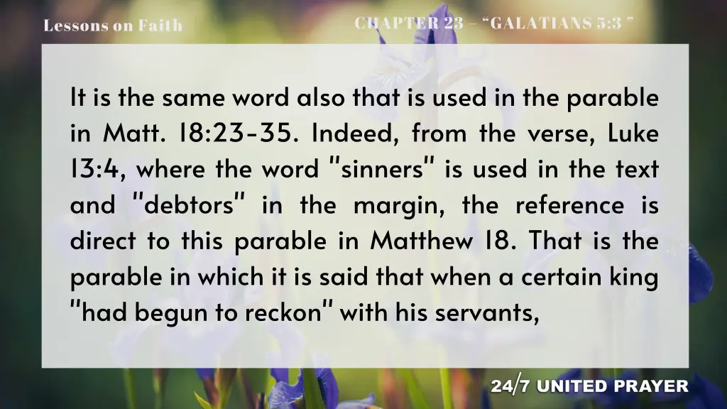 chapter 23 galatians 5 3 17