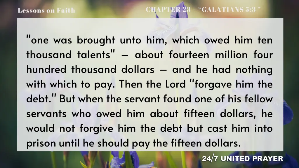 chapter 23 galatians 5 3 18