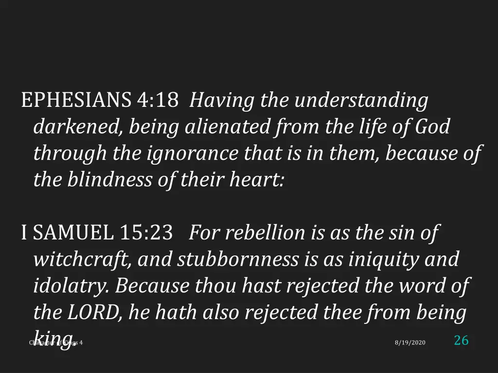 ephesians 4 18 having the understanding darkened