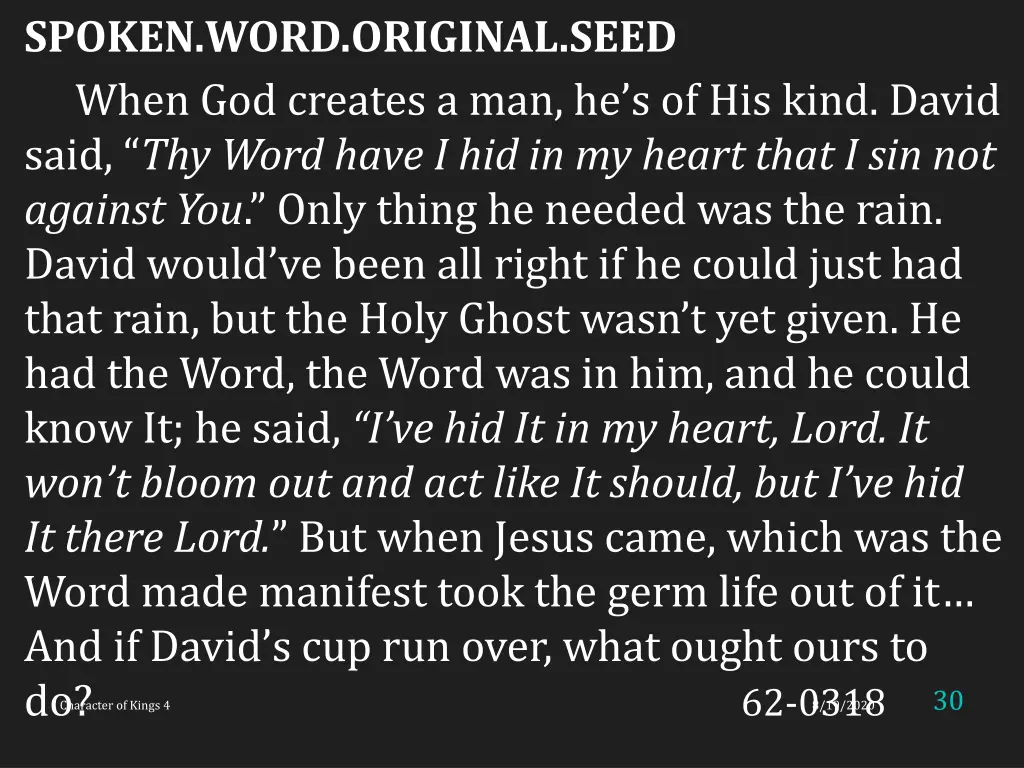 spoken word original seed when god creates