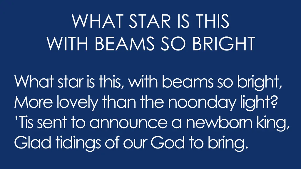 what star is this with beams so bright