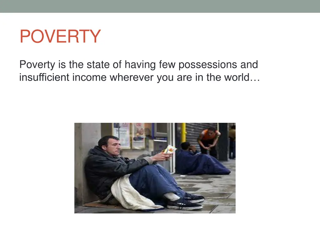 poverty