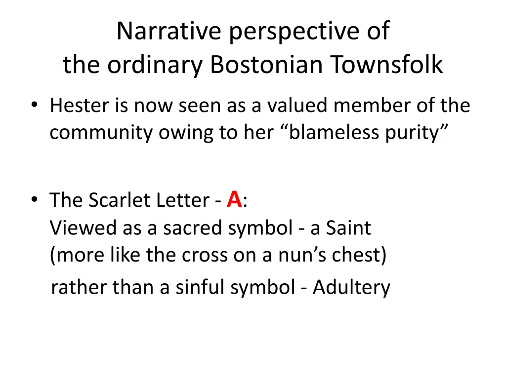 narrative perspective of the ordinary bostonian