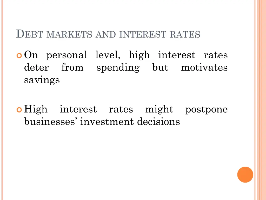 d ebt markets and interest rates 3