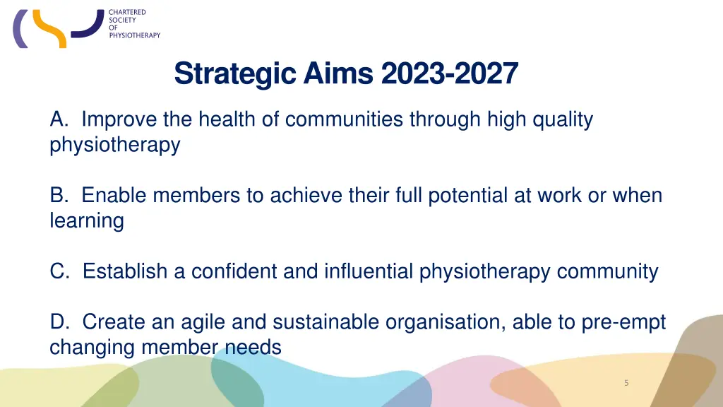 strategic aims 2023 2027