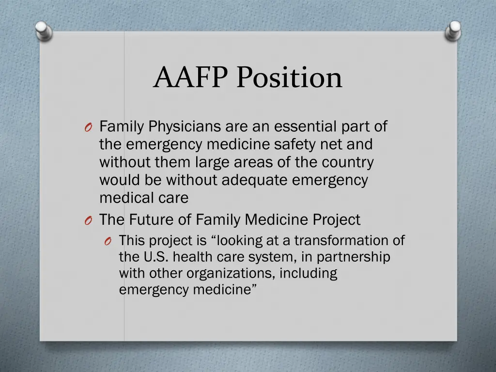 aafp position