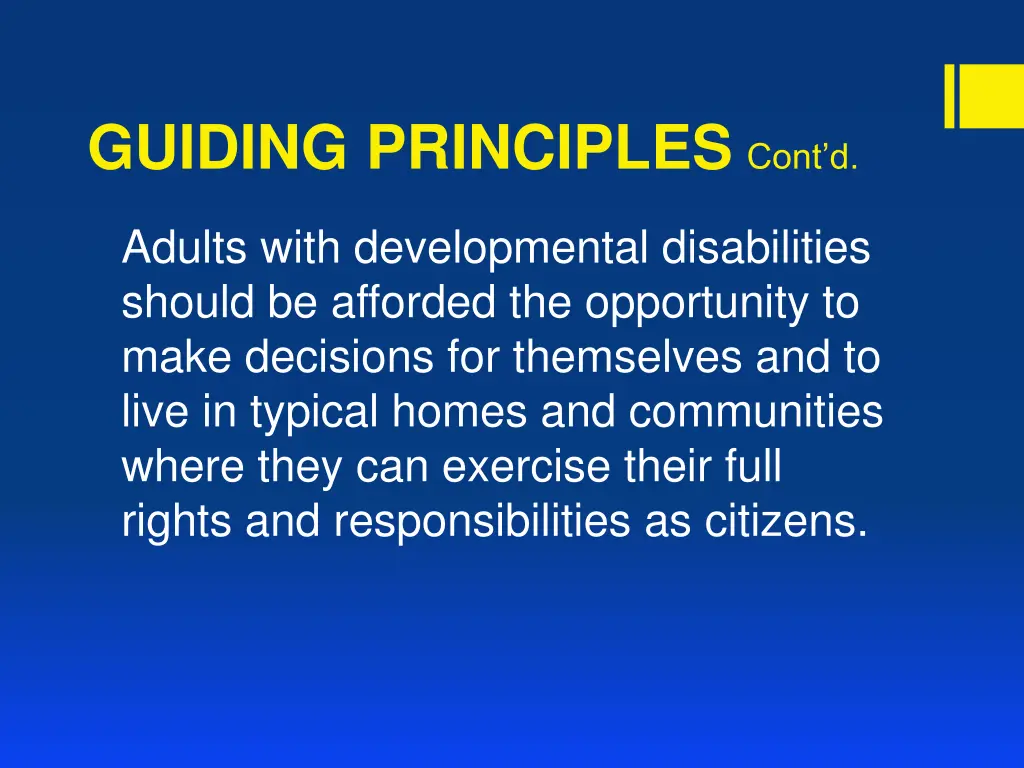 guiding principles cont d