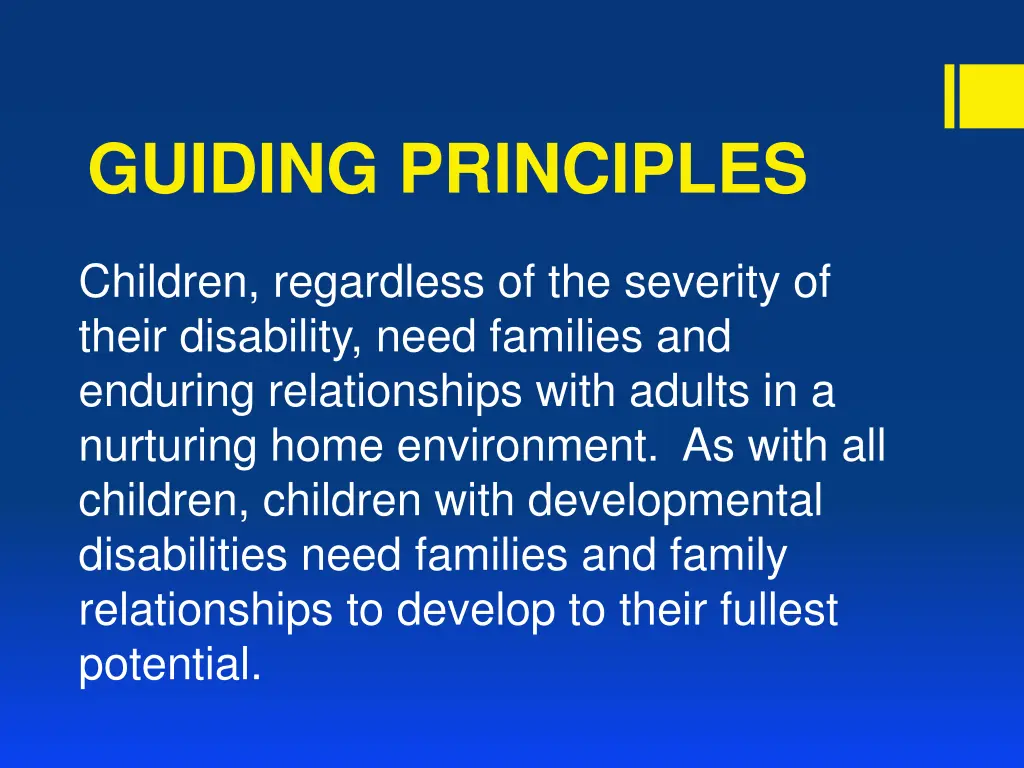 guiding principles