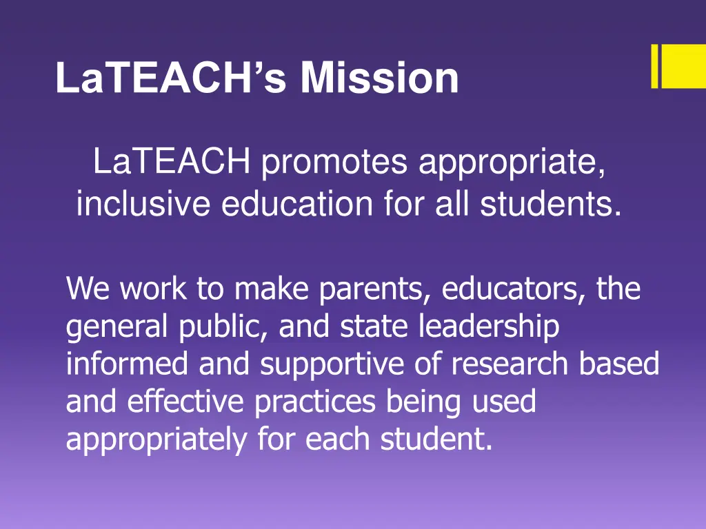 lateach s mission